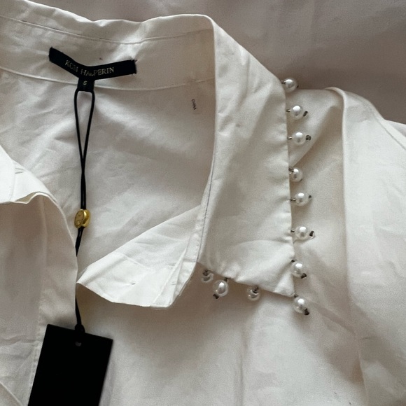 Kobi Halperin Pearl Embellished Blouse - Picture 7 of 9